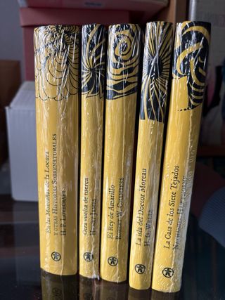 Literatura fantástica y de terror (5 tomos)