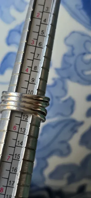 Anillo lazo de pandora plata de ley