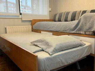 Cama nido madera y blanco