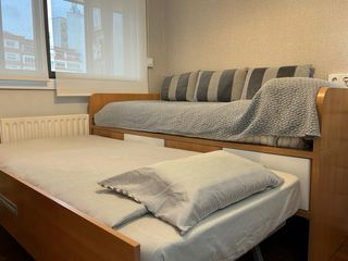 Cama nido madera y blanco