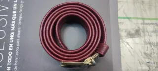 Cinturón Piel Christian Dior Hebilla Dorada