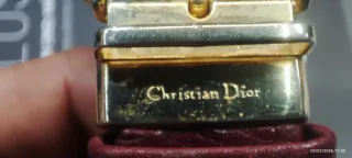 Cinturón Piel Christian Dior Hebilla Dorada