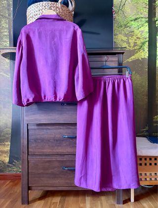 Conjunto cupro Massimo Dutti