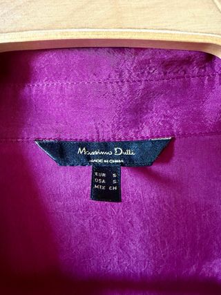 Conjunto cupro Massimo Dutti