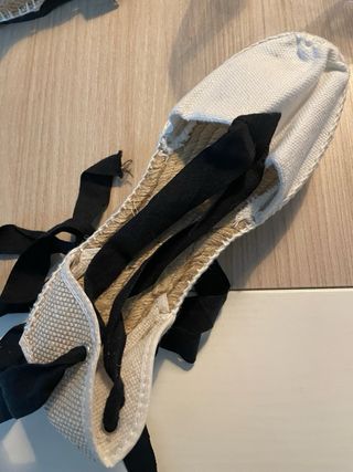 Espardeñas beige talla 35 y talla 37