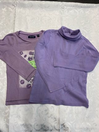 2 magliette bambina 30/36 mesi