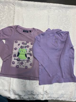 2 magliette bambina 30/36 mesi