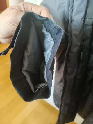 Cazadora Quechua NH500 Negra y Gris