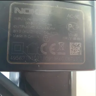Cargador teléfono nokia