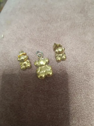 Conjunto 3 ositos Tous acero quirúrgico