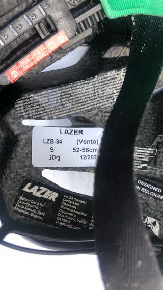 Casco de bici LAZER vento Talla s