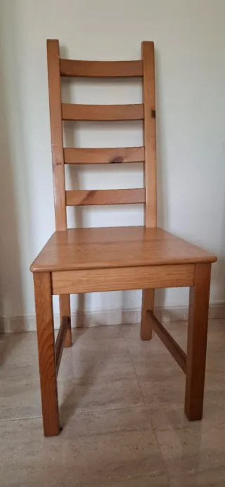 Sillas de madera