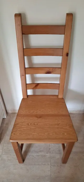 Sillas de madera
