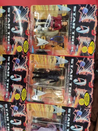 Lote Figuras Star Trek Generations Playmates