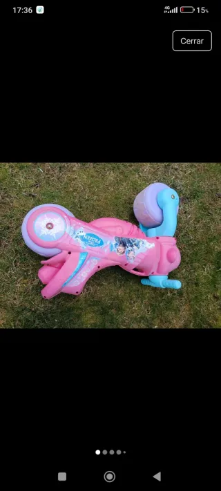 Moto infantil Frozen