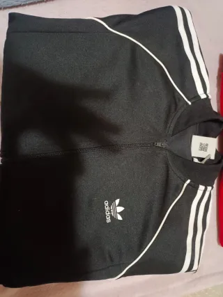 Chaqueta Adidas Original Talla L Negra
