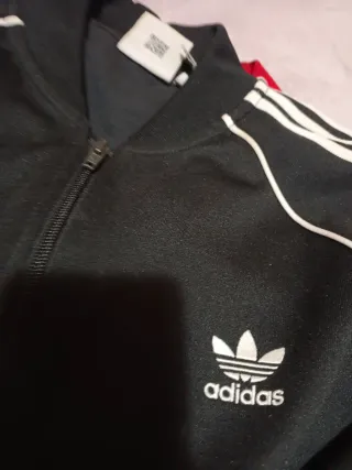 Chaqueta Adidas Original Talla L Negra