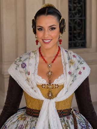 Aderezo Fallera, huertana, trajes regionales