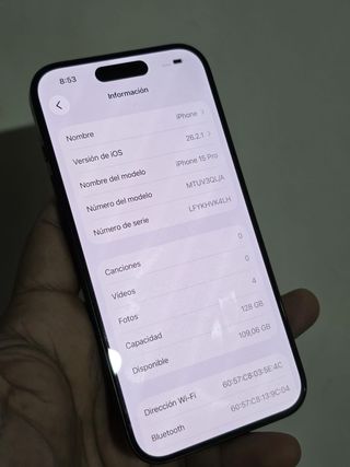 iPhone 15 Pro  Negro/Gris