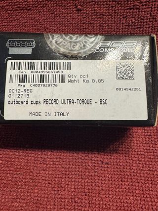 Cazoletas Campagnolo Record BSC