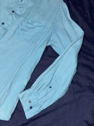 Camisa azul celeste manga larga Talla L