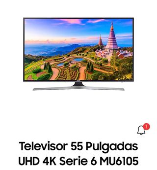 TV Samsung 55 UHD 4K Serie 6 MU6105