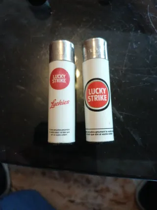 2 mechero Clipper Lucky Strike