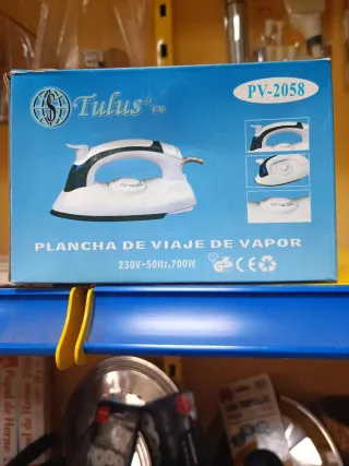 Plancha de viaje Tulus PV-2058 vapor