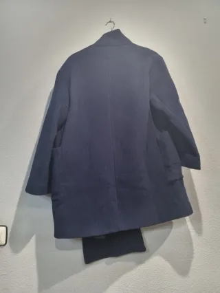 Abrigo Bufanda Lana Zara