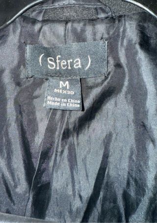 Abrigo Sfera Negro Talla M