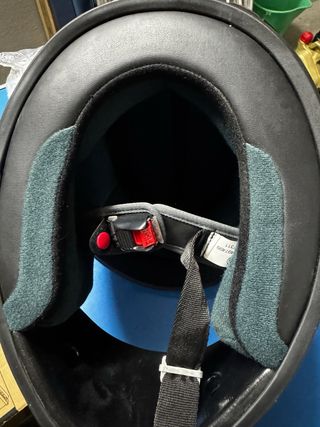 Casco Nitro Racing Negro y Azul