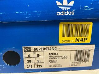 Adidas Superstar 38 e 2/3