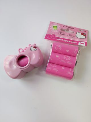 Porta sacchetti igienici Hello Kitty rosa