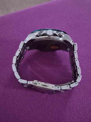 Reloj Curren Analógico Azul y Plateado