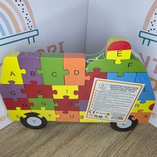 Puzzle 3D Camión Números y Letras