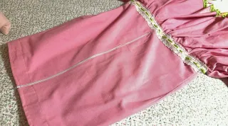 Falda Flamenca Rociera Canastera de flores