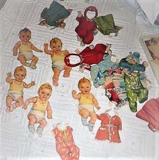 Lote de recortables antiguos