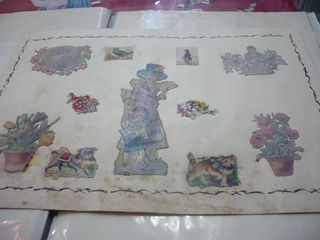 Lote de recortables antiguos