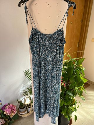 Vestido midi floral - Shein Talla M