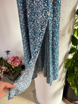 Vestido midi floral - Shein Talla M