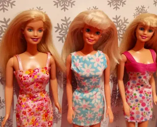 Lote 4 Barbie e Ken Mattel Anni '90