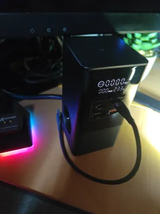 Cargador Baseus 2 Enchufes + USB