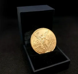 Moneda Centenario Mexicano 50 Pesos Oro 1821-1947
