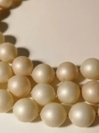 Collares Perlas Sintéticas Disfraz y Carnaval