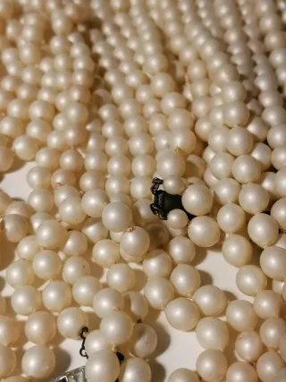 Collares Perlas Sintéticas Disfraz y Carnaval