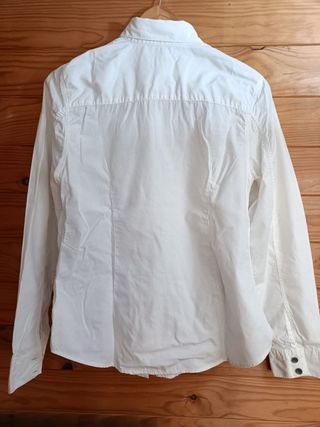 Camisa Calvin Klein Color Blanco Talla XS Nueva.