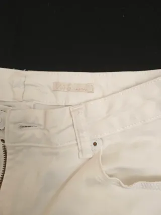 Pantalón vaquero blanco Votre nom