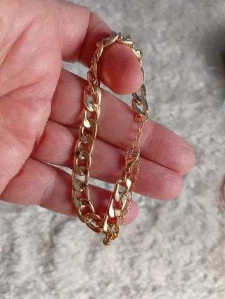 Pulsera eslabones dorados