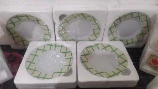 Juego 6 Tazas Café con platos