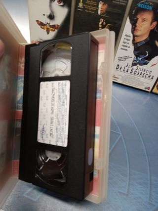 6 cintas VHS, clásicos 90,s - Robin Hood, El silencio de los corderos, Mentiras arriesgadas y mas